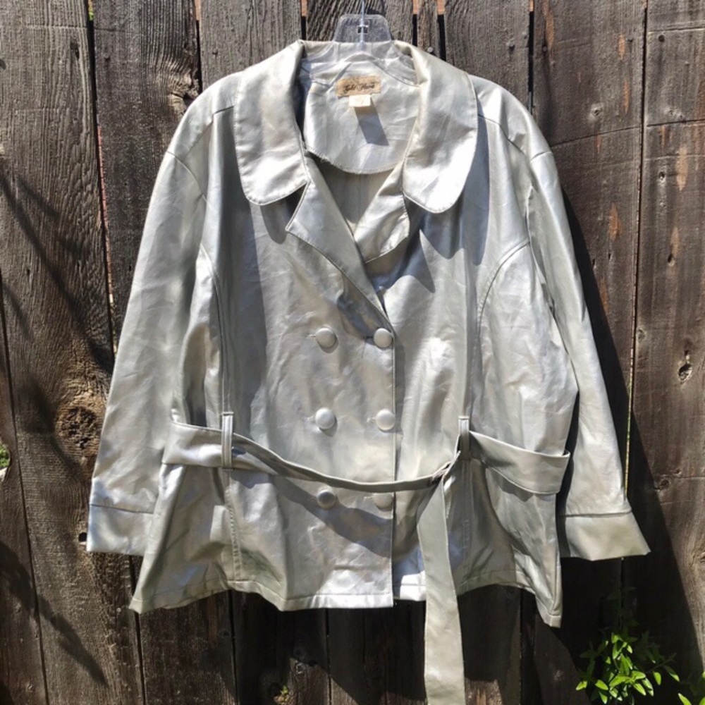 Vintage Y2K Cyber Generation Trench Coat